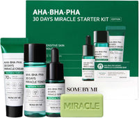 SOME BY MI STARTER KIT Cleansing Bar 30g, Toner 30ml, Serum 10ml, Cream 20ml