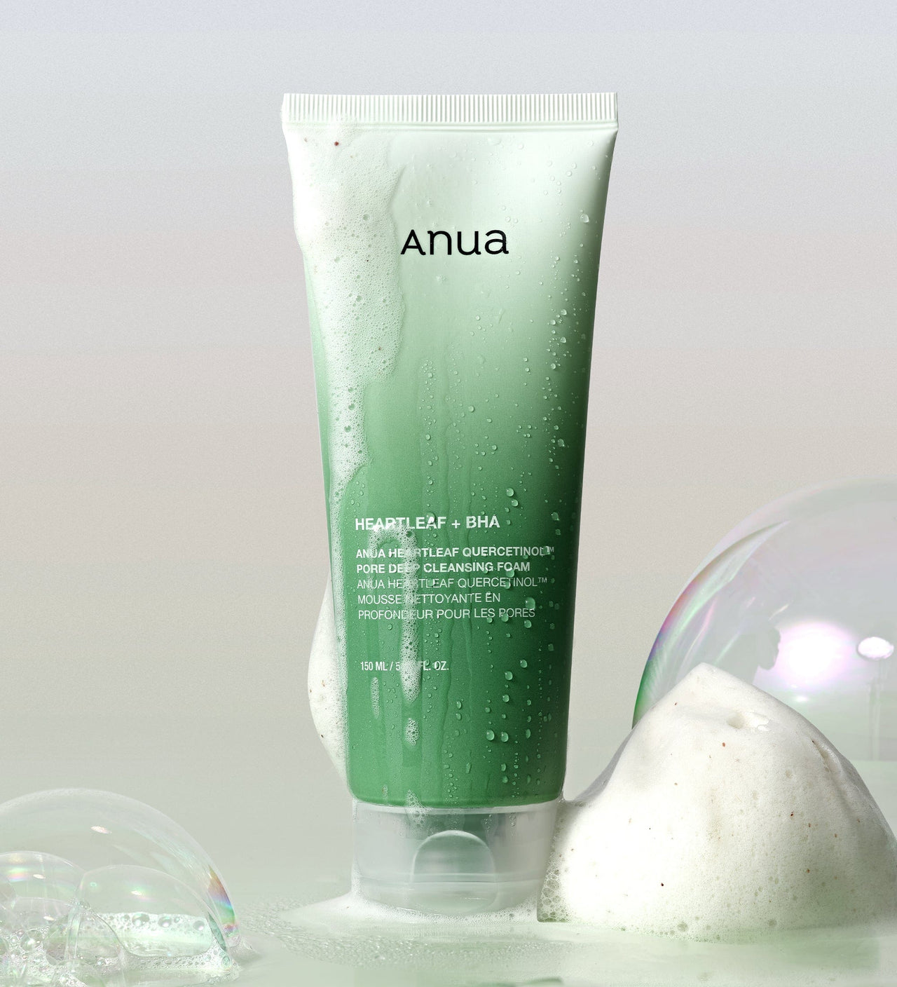 2 for 1 Anua Heartleaf + BHA Quercetinol Pore Deep Cleansing Foam - 150 ml