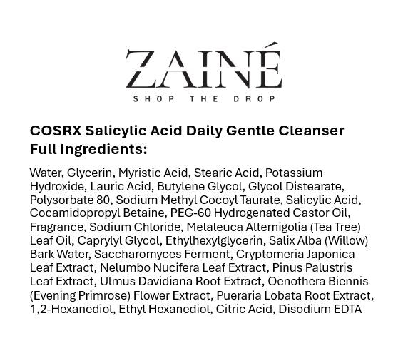 2 for 1 COSRX Salicylic Acid Daily Gentle Cleanser - 150ml