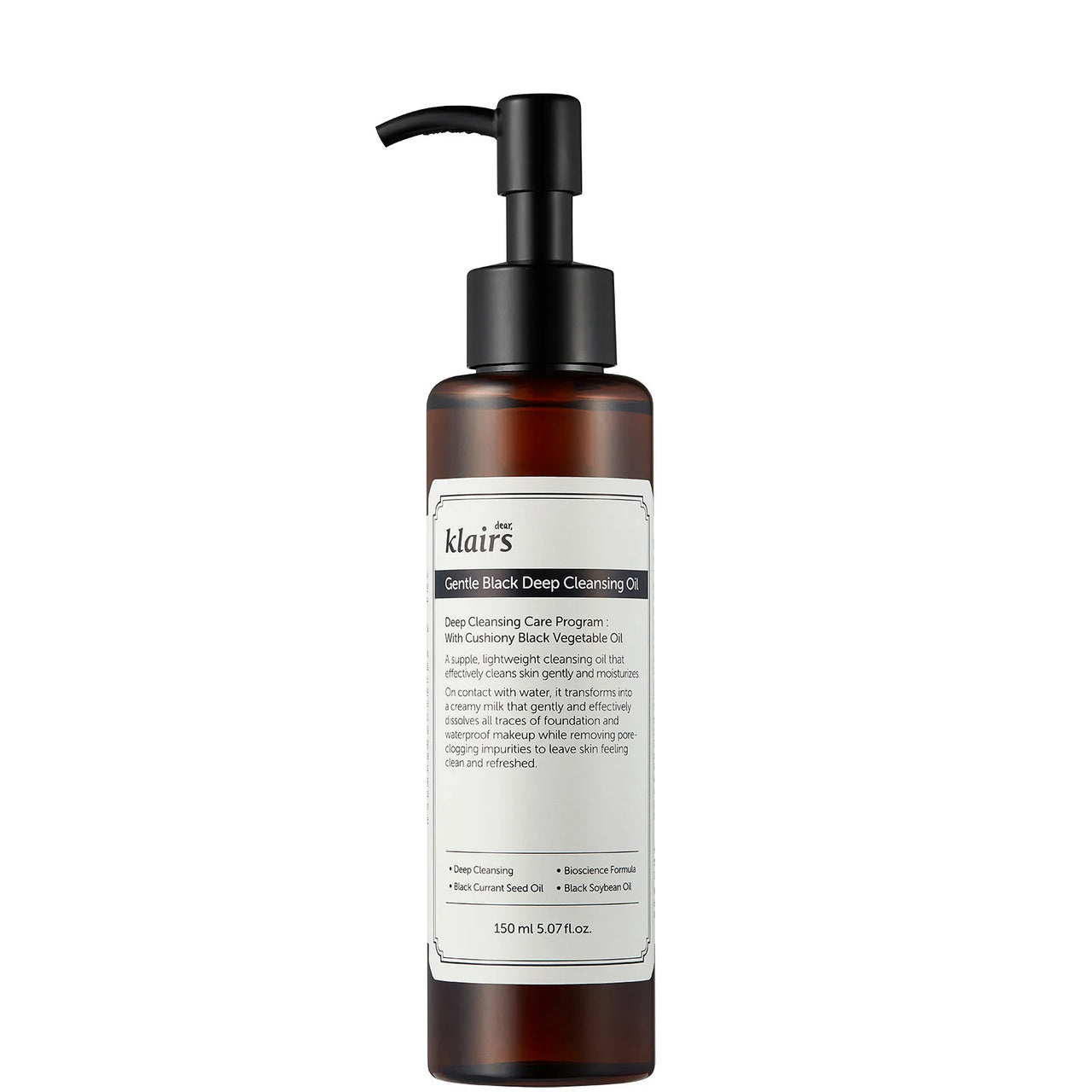Dear, Klairs Gentle Black Deep Cleansing Oil